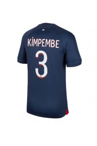 Paris Saint-Germain Presnel Kimpembe #3 Jalkapallovaatteet Kotipaita 2023-24 Lyhythihainen